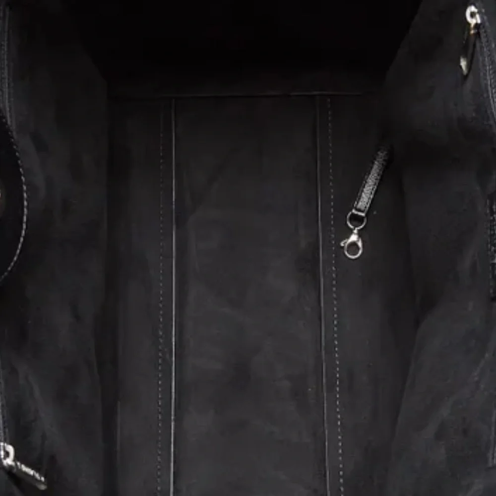 CHANEL Black Caviar Leather Studded Large Deauville Tote Bag SHW - Picture 10 of 10